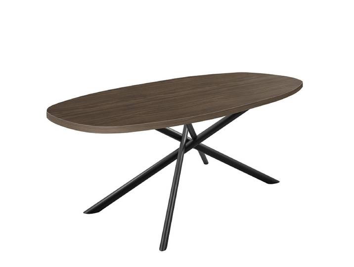 MODUSET Tisch ATLANTA 160x95x76cm nussbaum