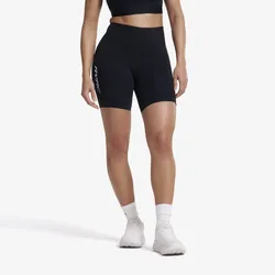 Aero Pocket Running Biker Shorts Damen Black, Größe:XL - Outdoor Tights - Schwarz