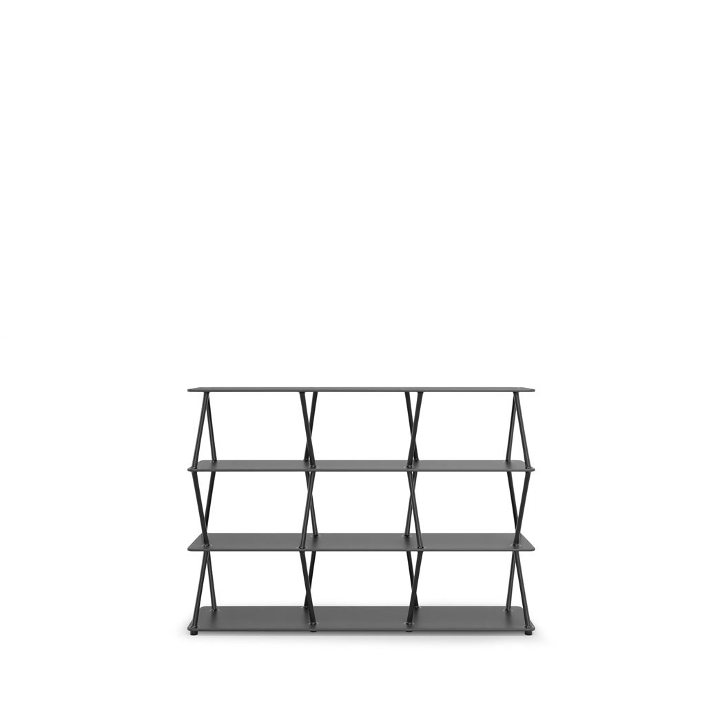 Lapalma Jazz U52 Bücherregal (schwarz lackiert) schwarz lackiert U5205