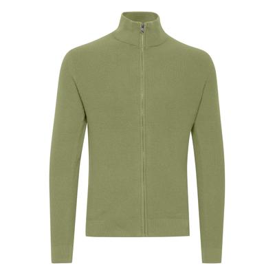 Strickjacke 11 PROJECT "Strickjacke PREdu", Herren, Gr. XXL, grün (oil grün), Obermaterial: 100% Baumwolle CO., Strickjacken Strickjacke