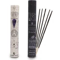 Ancient Witch Spell Incense - Seduction - Amethyst Pendulum