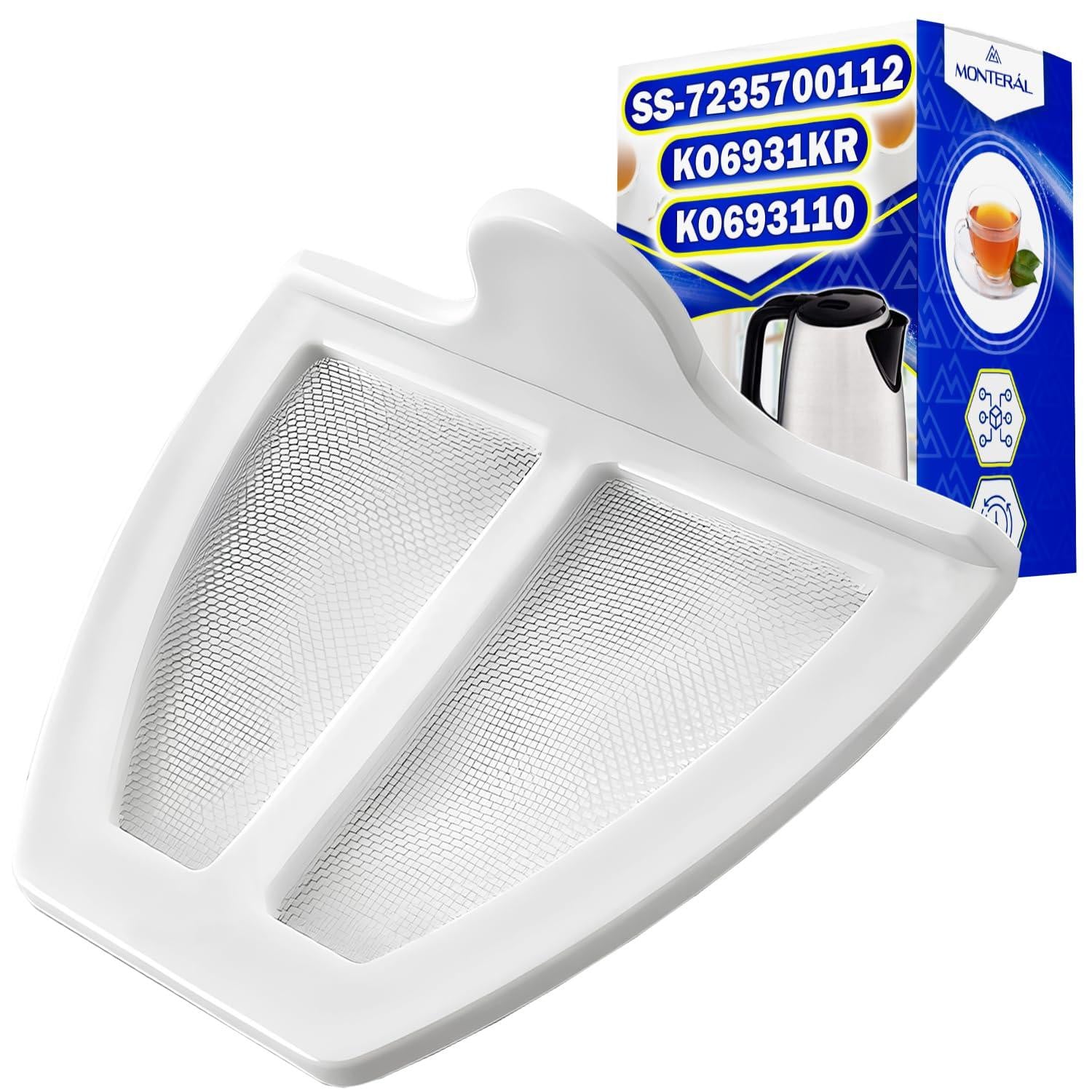 Dripio Ontkalkingsfilters voor waterkokers, compatibel met Tefal Sense