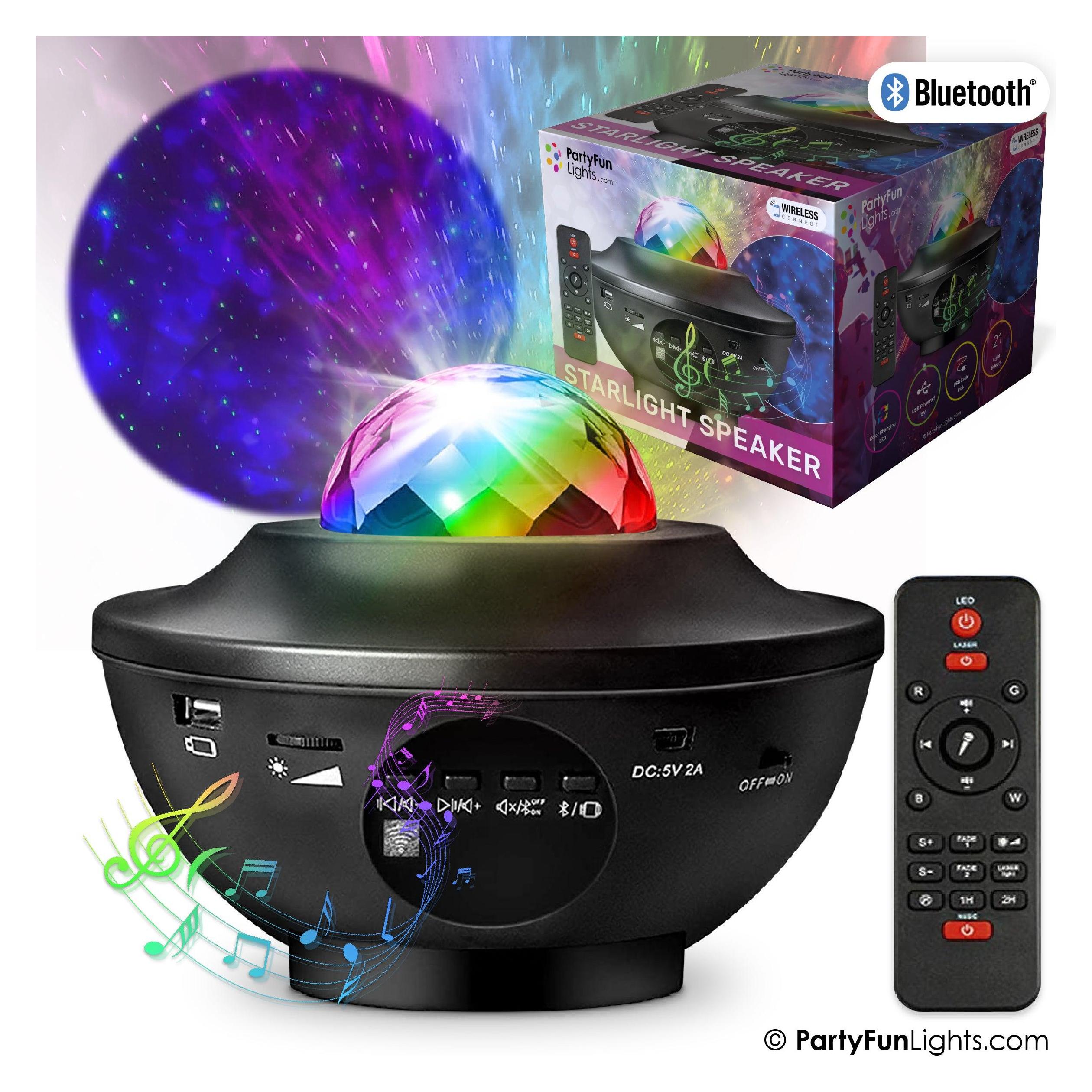 PartyFun Lights Party Fun Lights - Galaxy Bluetooth Speaker with Remote Control (605604) (605604)