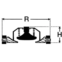 Scheiben-Rückschlagventil NW 32 1 1/4''