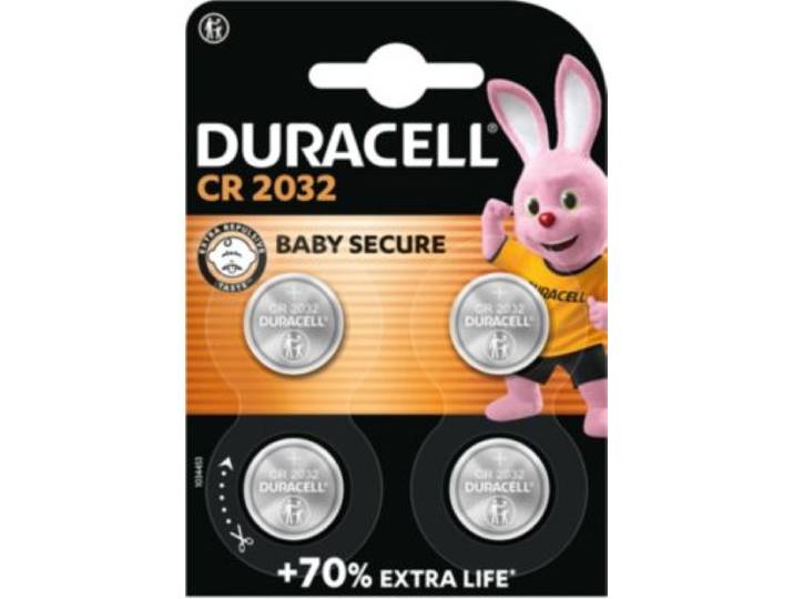 Duracell - Pile Dl/Cr 2032 X4