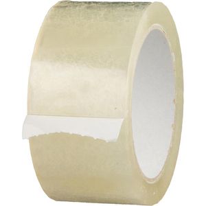 Supra Supra Packband  PRO 100186, PP, transparent, 50 mm x 66 m, leise abrollbar