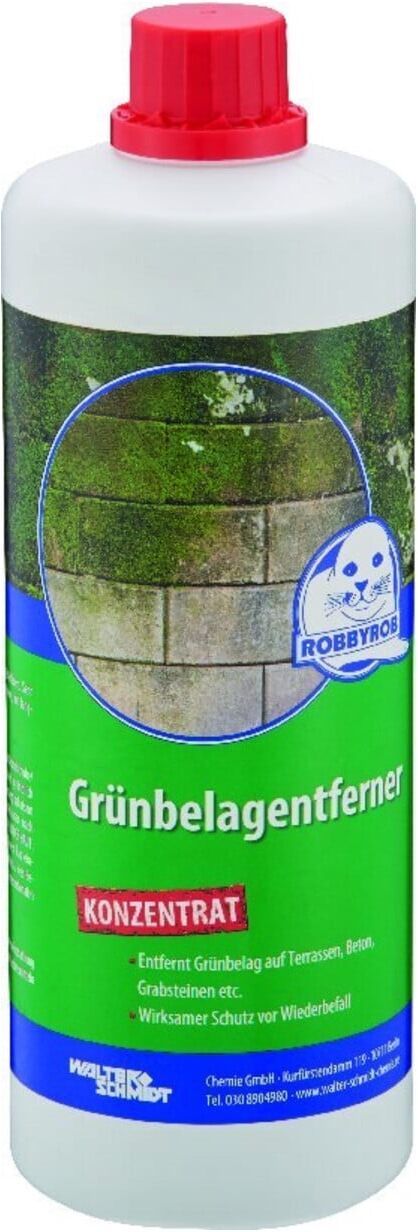 Robbyrob Grünbelag-Entferner Konzentrat 1L Flasche ; Walter Schmidt Chemie GmbH (4728000000)