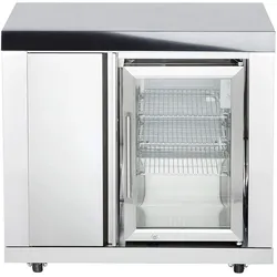 All'Grill Modul 6, Schrank (3 Regalfächer) mit Einzelkühlschrank