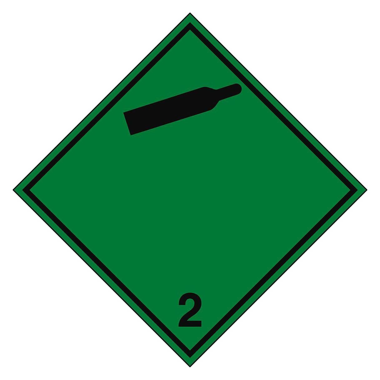 Brady Transport Sign - ADR 2.2B - (ADR 2.2B-297*297-B7541)