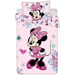 Jerry, Kinderbettwäsche, Minnie Mouse (100 x 135 cm, 40 x 60 cm)