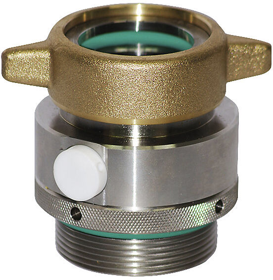 Emissionsschutz-Fassadapter, Edelstahl 1.4571, für Pumpwerk-Ø 41 mm, Gewinde G 2'' Jessberger