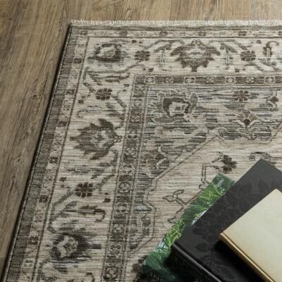 Style Haven Cadiz Center Medallion Fringe-Edge Area Rug