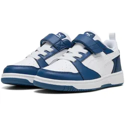 PUMA Rebound V6 Lo AC+ Sneaker mit Klettverschluss Kinder 21 - clyde royal-puma white 30