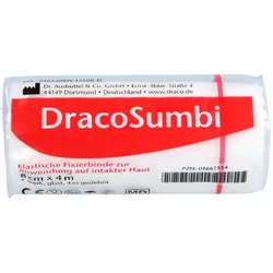 Dracosumbi Fixierbinde 8 cmx4 m weiß