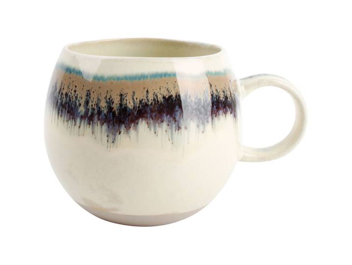 Mug - Farbe: beige - Material: Steingut - 215