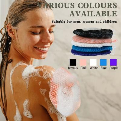 Uplift Essentials Honeycomb TPU Gentle Scrubbing Gloves blue