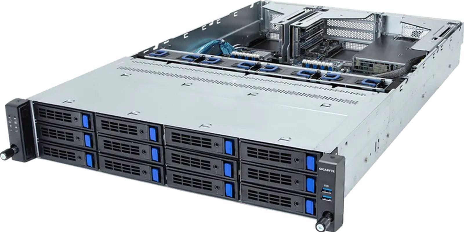 GIGABYTE R263-S30-AAH2, Intel C741, LGA 4677 (Socket E), Intel, Intel Xeon, Intel Xeon, GDDR5