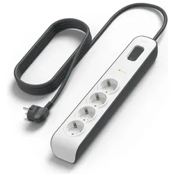 Belkin, Steckdosenleiste, Steckdosenleiste 4-fach 2 Meter Netzkabel BSV400vf2M-V2 (4x, CEE 7/3, 2 m)
