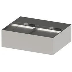 Stalgast Induktions-Wandhaube "Expert Line", 4700x1100x450 mm,  Kastenform mit LC2 Typ A Zyklonen-/Labyrinthfilter