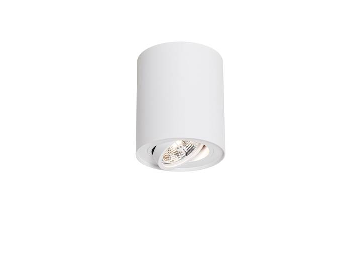 Spot encastré de plafond moderne blanc orientable et inclinable