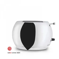 Bugatti Romeo chrom 2-Scheiben-Toaster in extravagantem Design