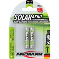 Solar NiMH Akku Micro AAA 550 mAh maxE 2x AAA (Micro)