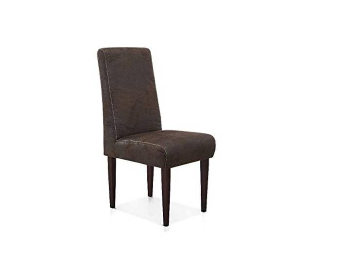 CAVADORE Chaise de Salle à Manger Malm rembourrée pour Cuisine ou Salle à Manger\, Aspect Cuir\, avec Coutures contrastées\, Compatible avec l'ensemble de Cuisine Malm\, 48 x 103 x 62 cm\, Microfibre :