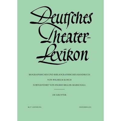 Wolbring - Zeder, Taschenbuch von Wilhelm Kosch, De Gruyter, 978-3-11-023171-7