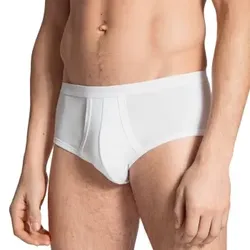 Calida Twisted Cotton Midi Weiß Baumwolle X-Large Herren