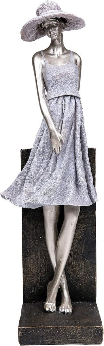 Decoratief figuur Zomerjurk uit de Zomerliefde Collectie, Meerkleurig, Hoogte: 36 cm