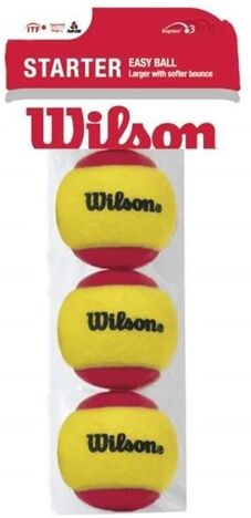 Wilson Starter Red 3-pack