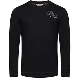 VAUDE Herren Unterhemd Me Monviso Wool LS T-Shirt II, Größe S in Schwarz Schwarz