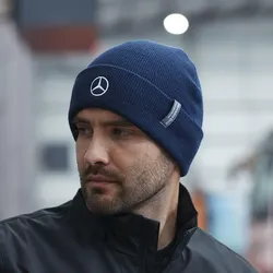 Mercedes-Benz Truck Beanie Navy Blau MBT0239 - onesize