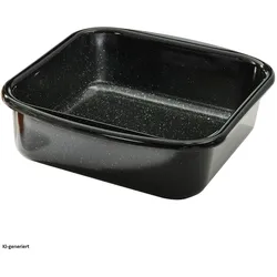 Riess Bratrohrpfanne Mini, 22cm, schwarz, Auflaufform, Schwarz