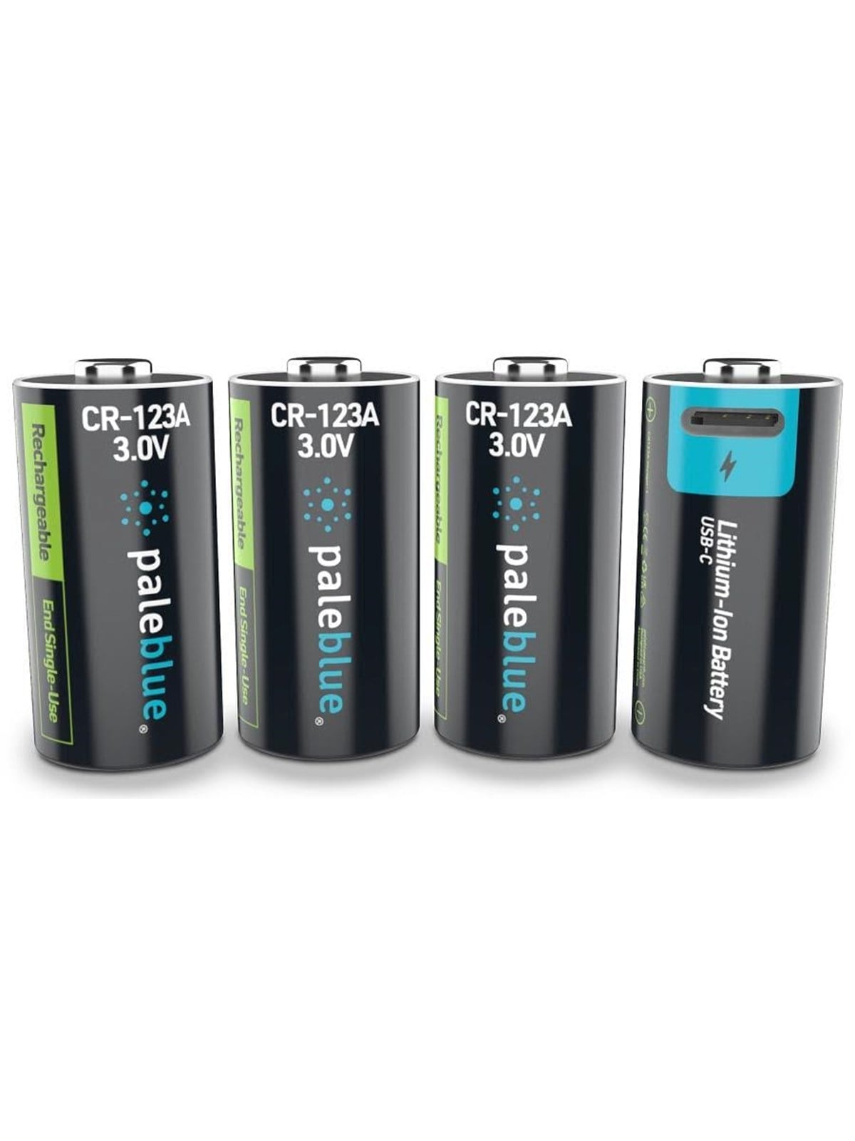 paleblue Pale Blue Voyager CR123 Battery 4-pack of CR123 i