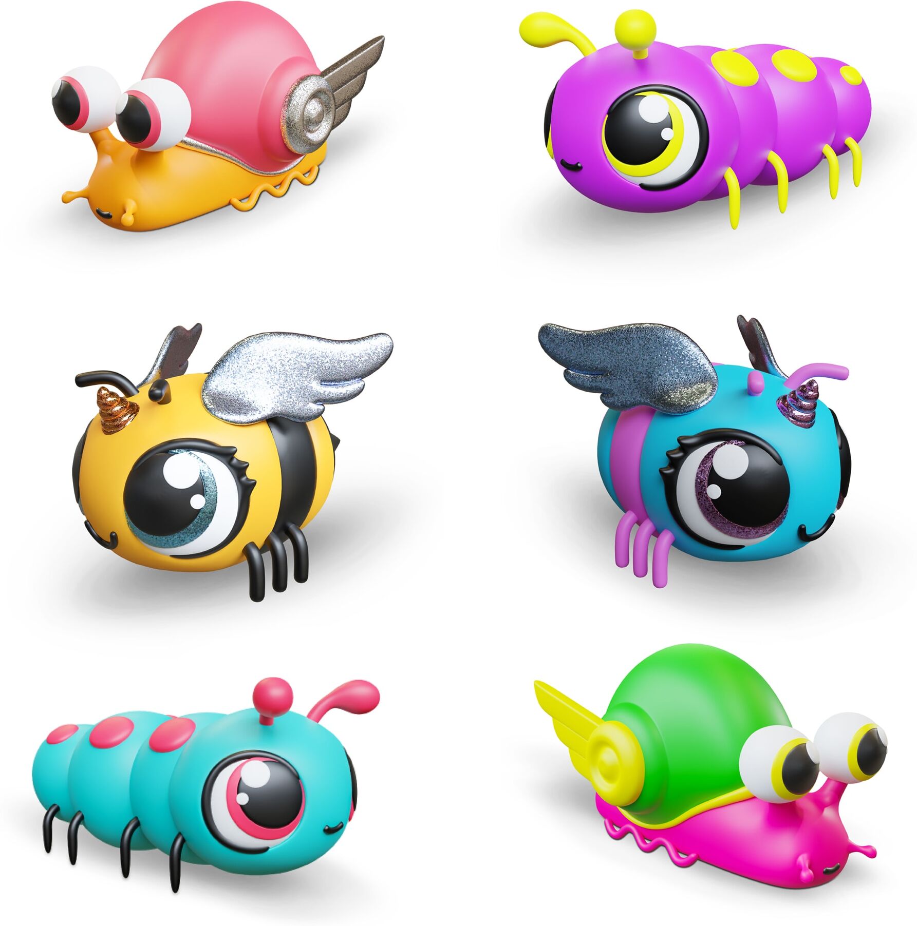 Jiggly Pets Set Jiggly Bugs.