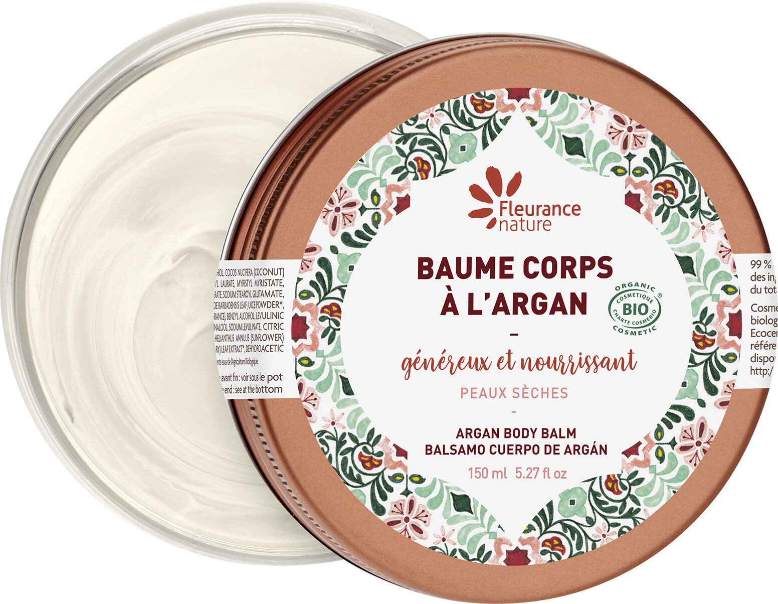 Fleurance Nature Bálsamo Cuerpo con Argán Bio 150 ml