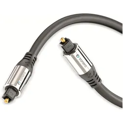 Sonero Optisches Audio Kabel 20,0m (20 m, Toslink Kabel), Audiokabel