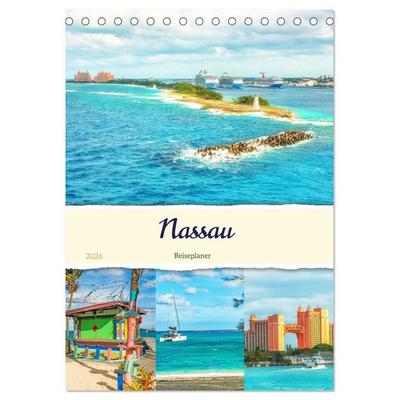 Nassau - Reiseplaner (Tischkalender 2026 DIN A5 hoch), CALVENDO Monatskalender