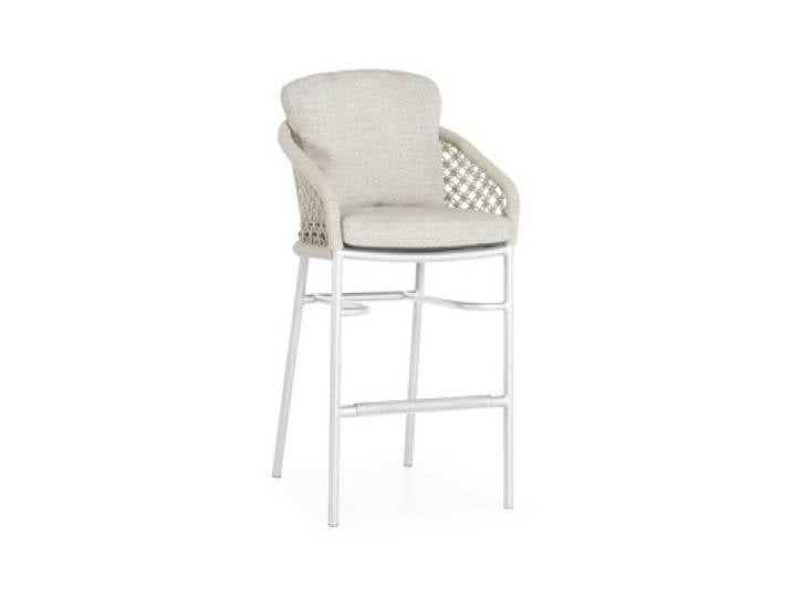 Suns Nappa Barstuhl Aluminium/Rope mixed weave