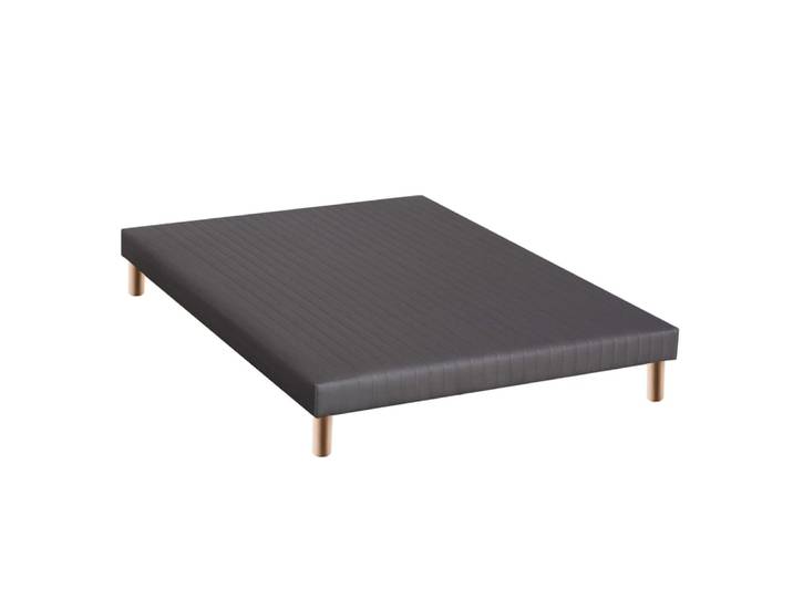 Sommier à latte 3d gris anthracite 140x190