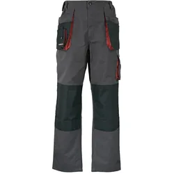 Terratrend, Arbeitshose, Herrenhose Grösse 54 dunkelgrau/schwarz/orange (54)