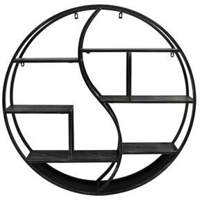 "Buckthorn Industrial Circular Hanging Wall Shelf by Christopher Knight Home - 34.25"" H x 34.25"" W x 6.50"" D"