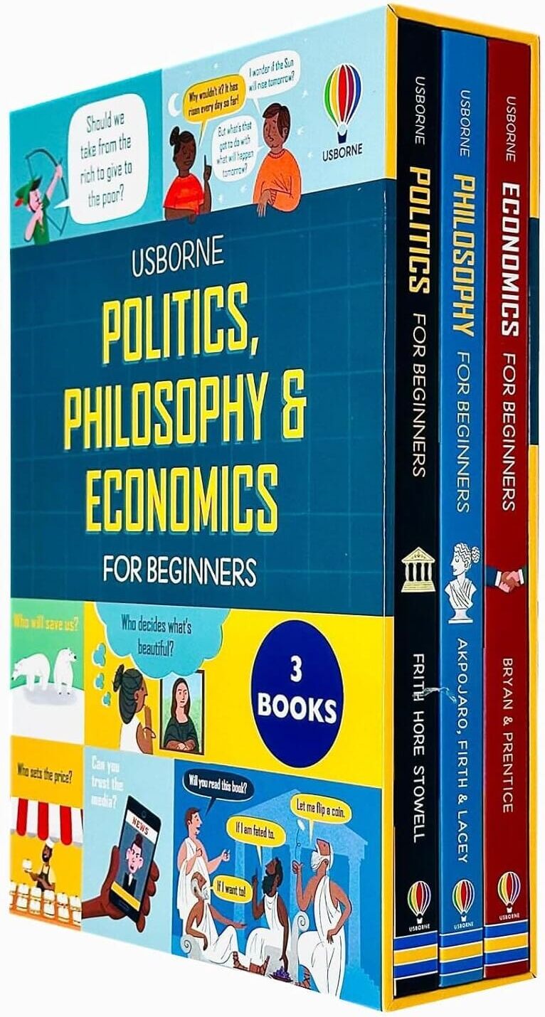Usborne For Beginners Series: Politics, Philosophy and Economics 3 Books Collection Box Set - Ages 11+ - Hardback Usborne Publishing Ltd