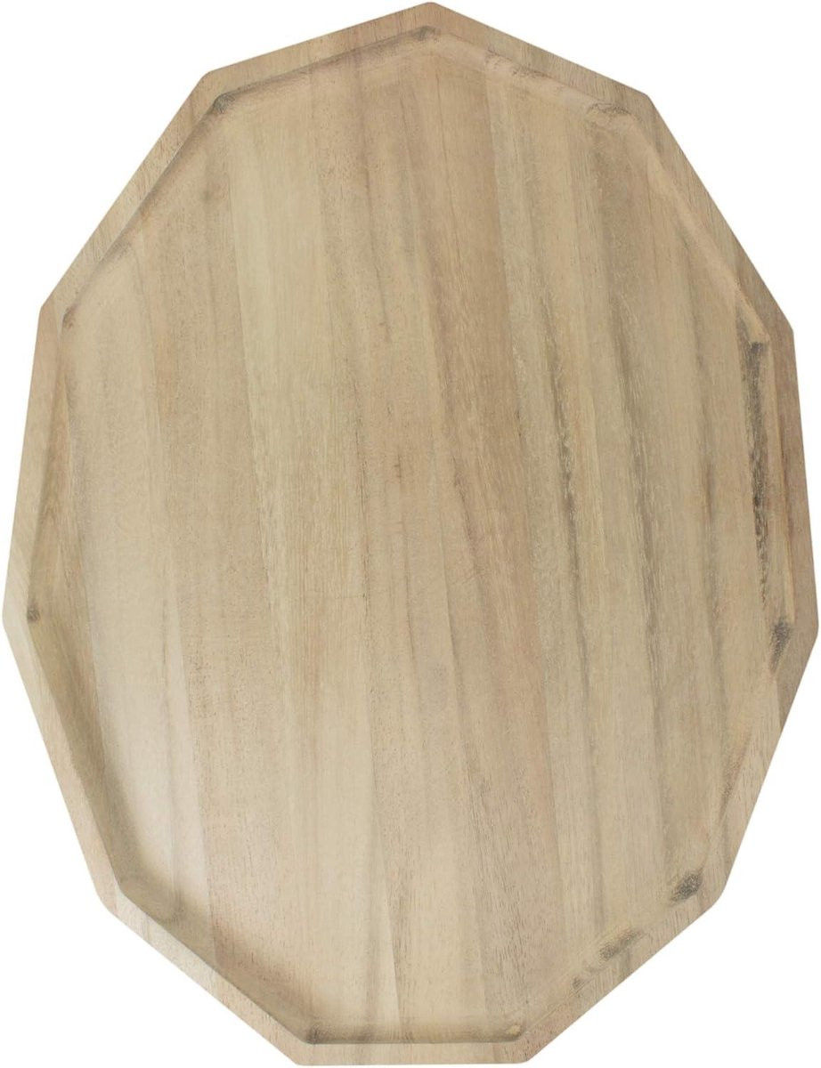 Merkloos Bruin Houten Dienblad Groot Formaat