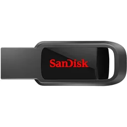 Sandisk Cruzer Spark 128GB USB 2.0 (128 GB, USB-A), USB Stick, Schwarz, Rot
