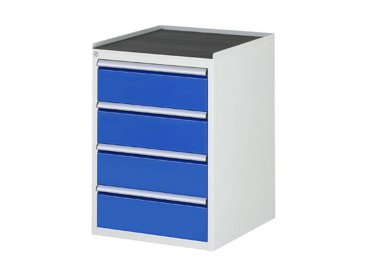 RAU Hängeregisterschrank Rau Schubladenschrank m. Anti-Rutsch-Matte 4 Schubl.-L 4x180mm