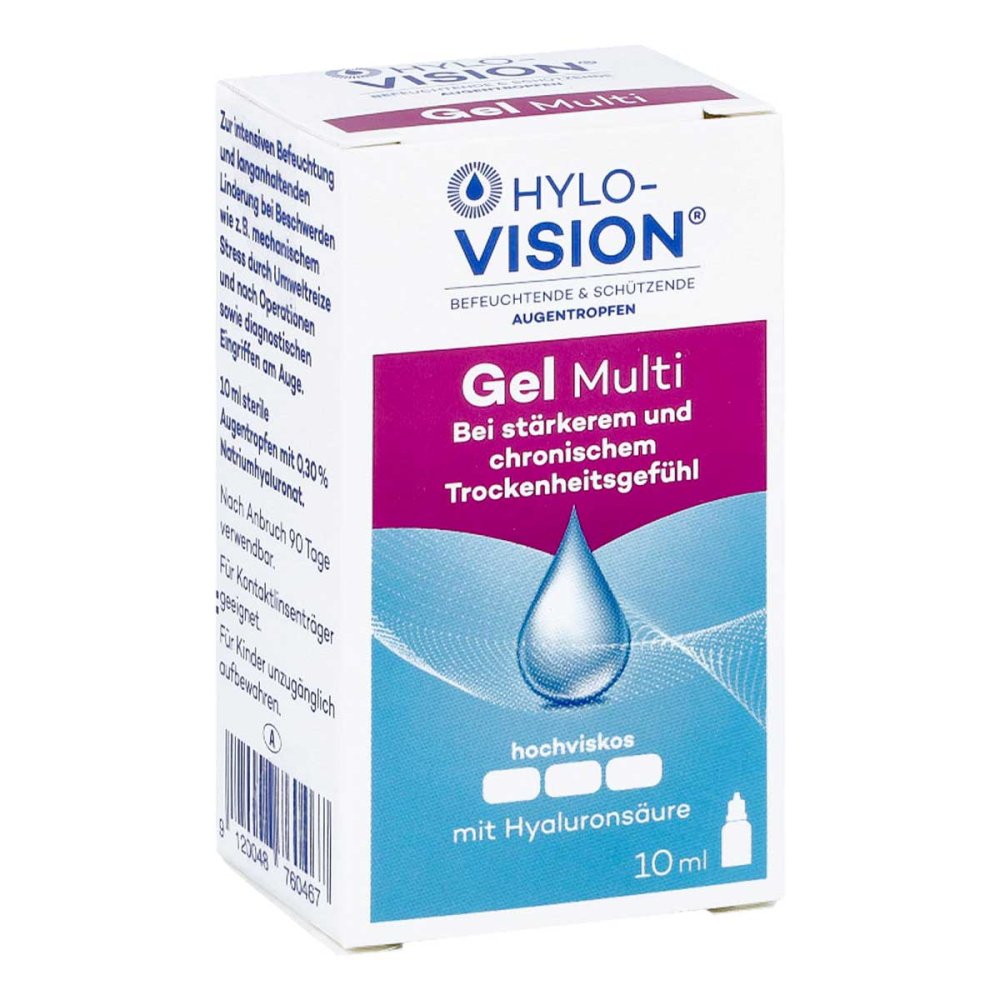 OmniVision GmbH HYLO-VISION Gel Multi Augentropfen 10090990