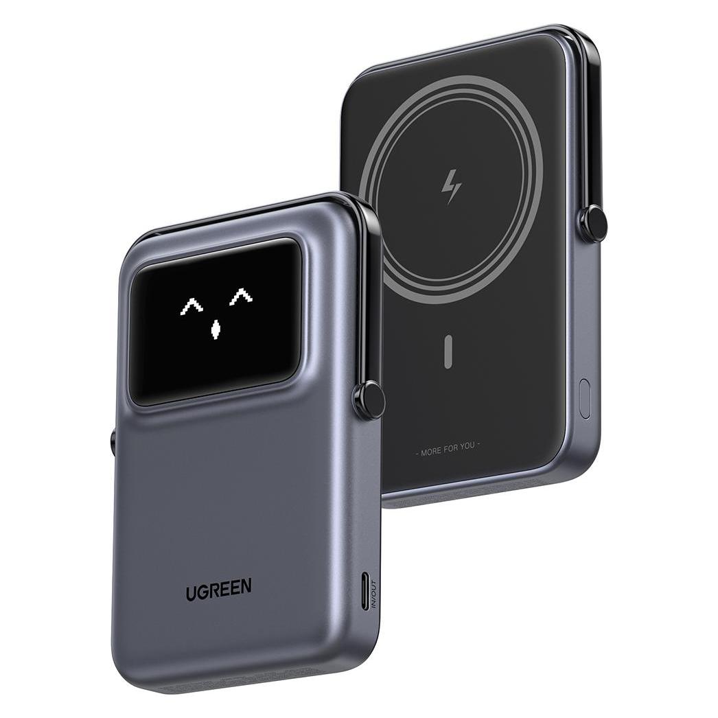Ugreen Uno Magnetic Wireless Power Bank (10000 mAh, 20 W, 37 Wh) (45327)