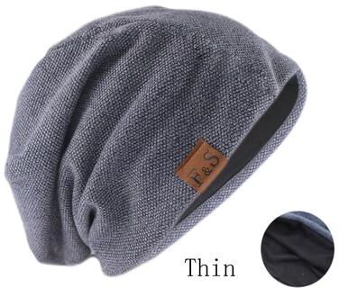 Multicon Wholesale Hub Spring Casual Soft Turban Hats, Fashion Bonnet Hat For Men And Women, Autumn Knitted Skullies Beanies Hip Hop Beanie thin Blue